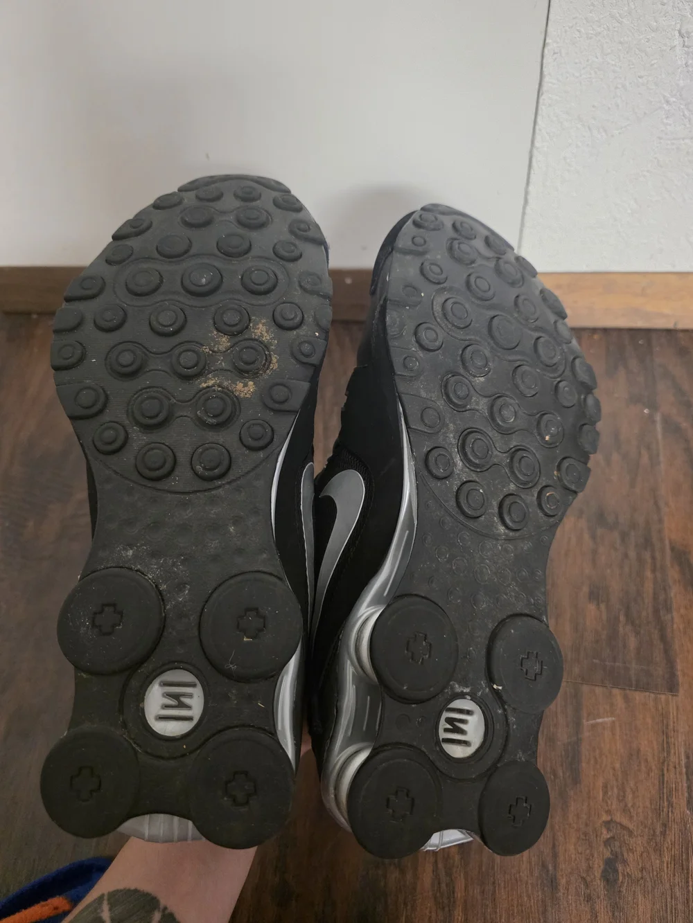 Men's 2016 Nike SHOX AVENUE Running Sneaker Shoes Black Size 12